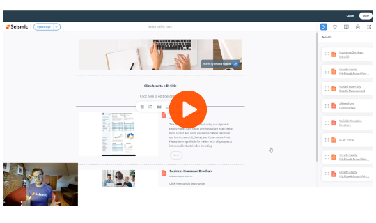 Simplify content sharing with Digital Sales Rooms video screenshto