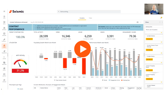 Drill down on content effectiveness and insights