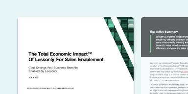 L’impact économique complet de Seismic Learning au service du sales enablement