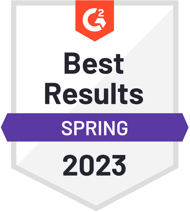 G2 Best Results Spring 2023