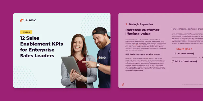 12 Sales Enablement KPIs for Enterprise Sales Leaders 